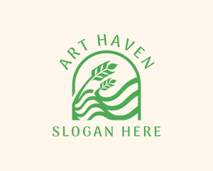 Nature Lawn Gardening logo design