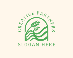 Nature Lawn Gardening logo design