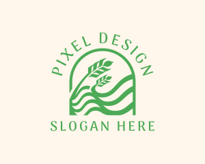 Nature Lawn Gardening logo design