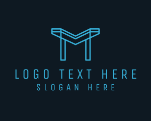 Business Letter M Logo