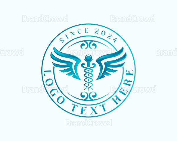 Healthcare Caduceus Pharmacy Logo