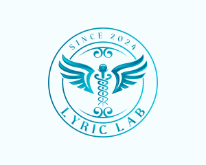 Healthcare Caduceus Pharmacy logo design