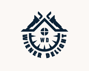 Handyman Wrench Repair logo design