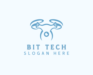 Drone Surveillance Tech logo design