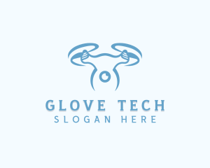 Drone Surveillance Tech logo design