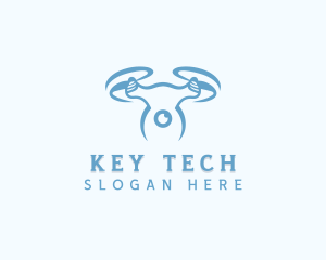 Drone Surveillance Tech logo design