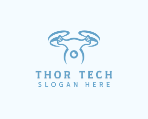 Drone Surveillance Tech logo design