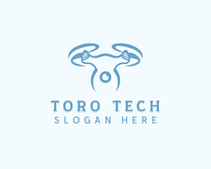 Drone Surveillance Tech logo design