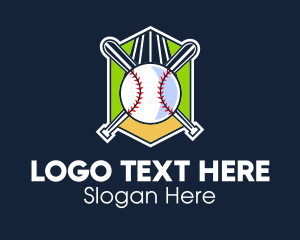 Baseball Varsity Team Crest Logo