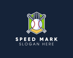 Baseball Varsity Team Crest logo design