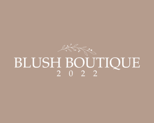 Aesthetic Boutique Wordmark  logo design