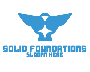 Blue - Blue Star Bird logo design