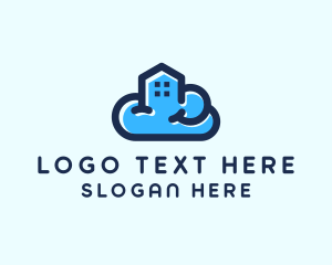 Blue Cloud Home logo design