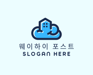 Blue Cloud Home logo design