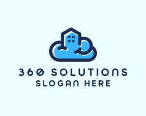 Blue Cloud Home logo design