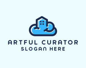 Blue Cloud Home logo design