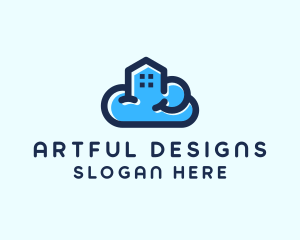 Blue Cloud Home logo design