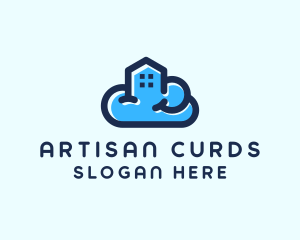 Blue Cloud Home logo design