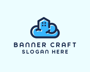 Blue Cloud Home logo design