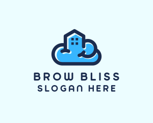 Blue Cloud Home logo design