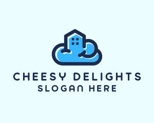 Blue Cloud Home logo design