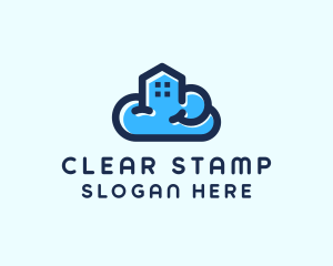 Blue Cloud Home logo design