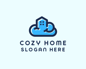 Blue Cloud Home logo design