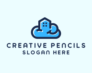 Blue Cloud Home logo design