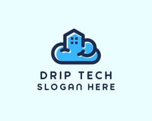 Blue Cloud Home logo design