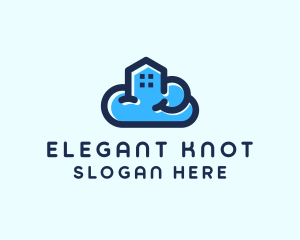 Blue Cloud Home logo design