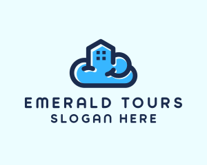 Blue Cloud Home logo design