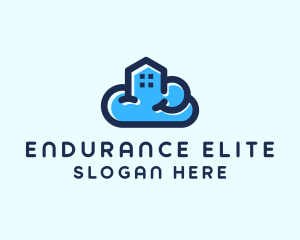 Blue Cloud Home logo design