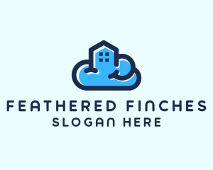 Blue Cloud Home logo design