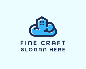 Blue Cloud Home logo design