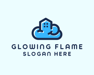 Blue Cloud Home logo design