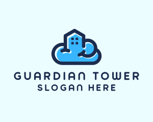 Blue Cloud Home logo design