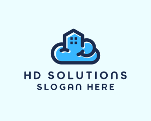 Blue Cloud Home logo design