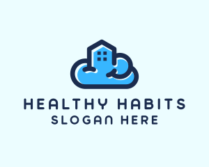 Blue Cloud Home logo design