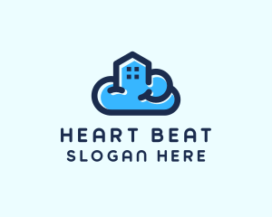 Blue Cloud Home logo design