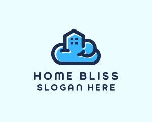 Blue Cloud Home logo design