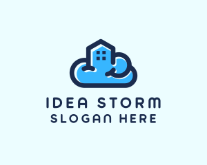 Blue Cloud Home logo design