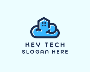 Blue Cloud Home logo design