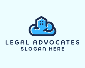 Blue Cloud Home logo design