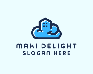 Blue Cloud Home logo design