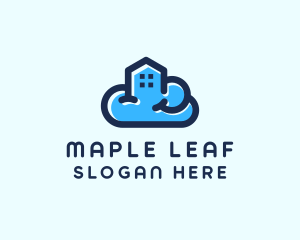 Blue Cloud Home logo design