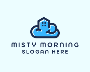 Blue Cloud Home logo design