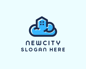 Blue Cloud Home logo design