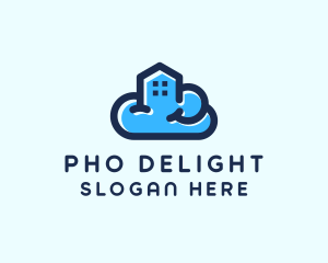 Blue Cloud Home logo design