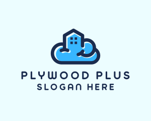 Blue Cloud Home logo design