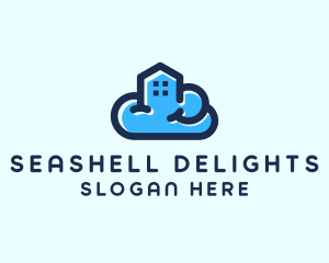 Blue Cloud Home logo design